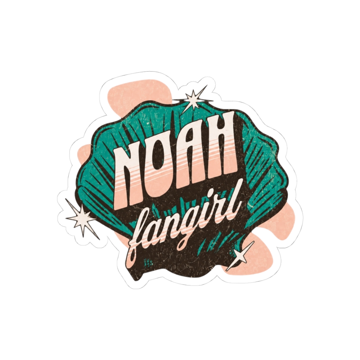PLAVE PLLI Noah fangirl typography kpop | Morcaworks Sticker
